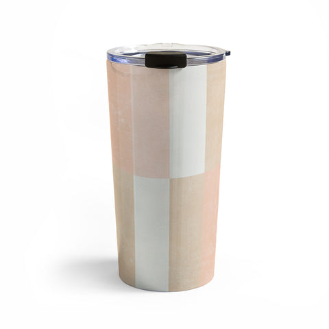 Little Arrow Design Co cosmo tile multi pink Travel Mug