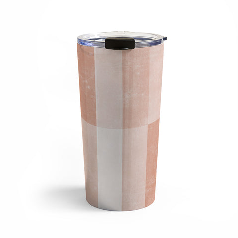 Little Arrow Design Co cosmo tile terracotta Travel Mug