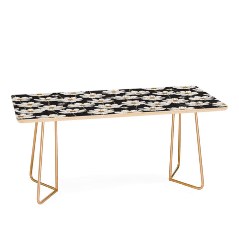 Little Arrow Design Co cosmos floral charcoal Coffee Table