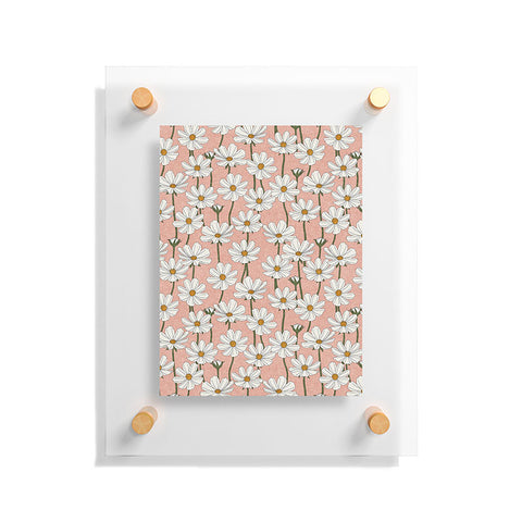 Little Arrow Design Co cosmos floral pink Floating Acrylic Print