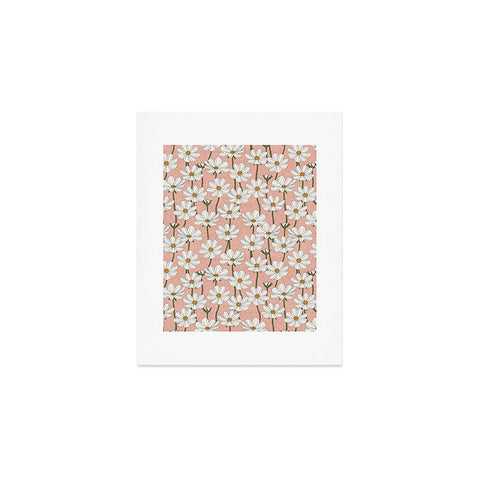 Little Arrow Design Co cosmos floral pink Art Print