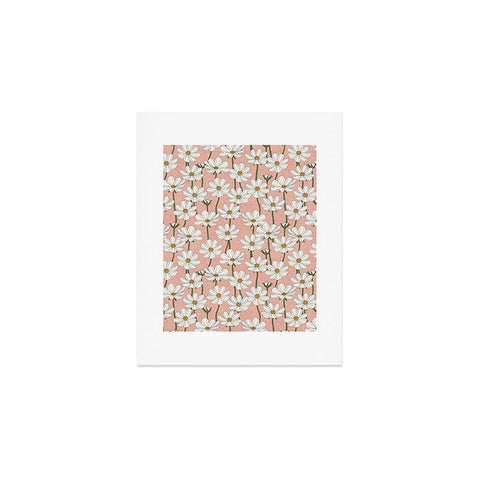 Little Arrow Design Co cosmos floral pink Art Print