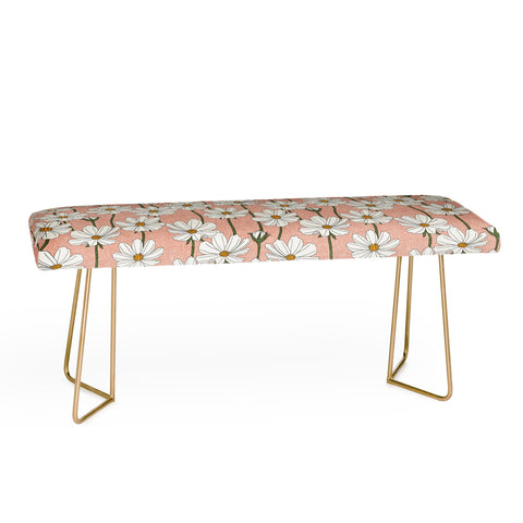 Little Arrow Design Co cosmos floral pink Bench