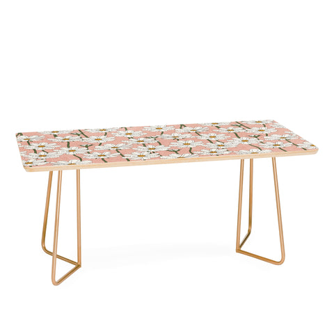 Little Arrow Design Co cosmos floral pink Coffee Table