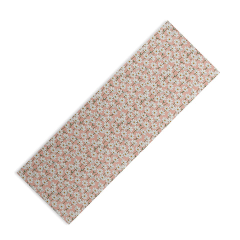 Little Arrow Design Co cosmos floral pink Yoga Mat