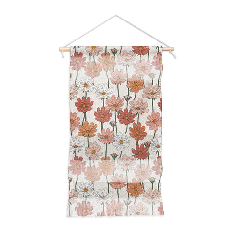 Little Arrow Design Co cosmos floral warm Wall Hanging Portrait