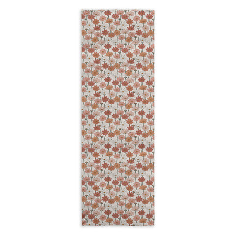 Little Arrow Design Co cosmos floral warm Yoga Towel