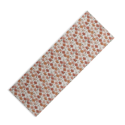 Little Arrow Design Co cosmos floral warm Yoga Mat