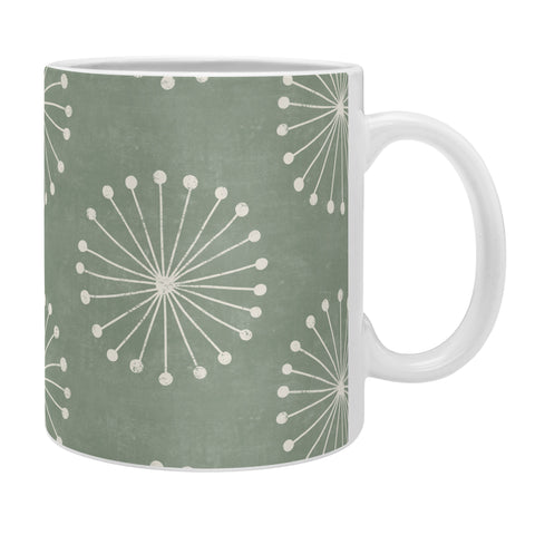 Little Arrow Design Co dandelion puffs sage Coffee Mug