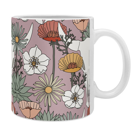 Little Arrow Design Co desert bloom light purple Coffee Mug