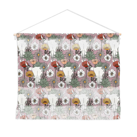 Little Arrow Design Co desert bloom light purple Wall Hanging Landscape