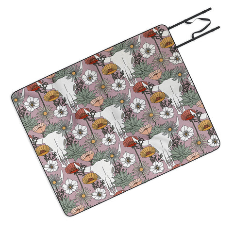 Little Arrow Design Co desert bloom light purple Picnic Blanket