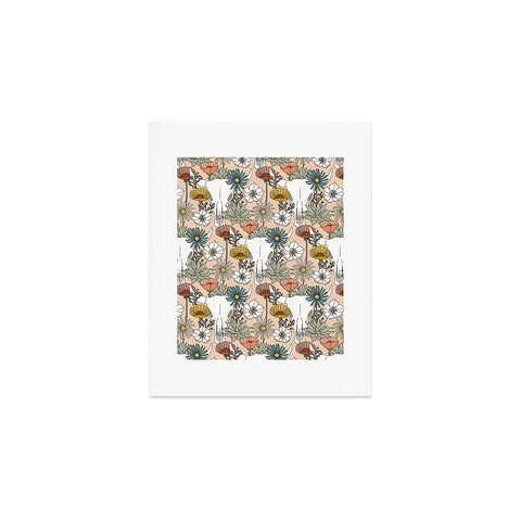 Little Arrow Design Co desert bloom peach Art Print