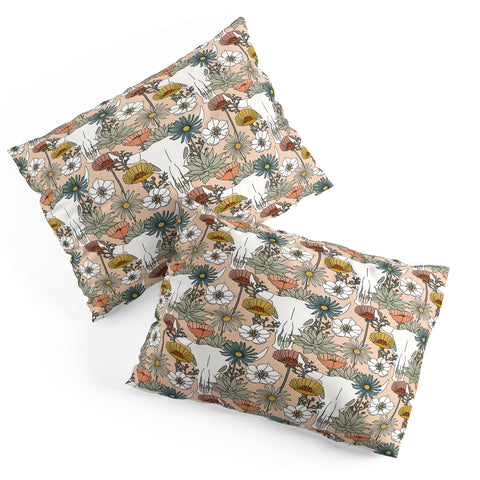 Little Arrow Design Co desert bloom peach Pillow Shams