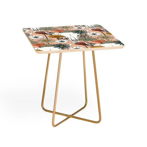 Little Arrow Design Co desert bloom peach Side Table