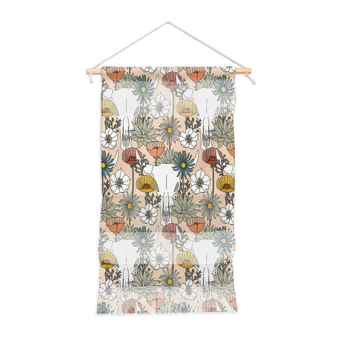 Little Arrow Design Co desert bloom peach Wall Hanging Portrait