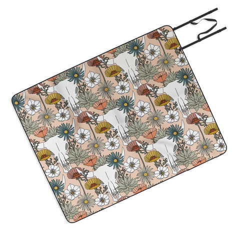 Little Arrow Design Co desert bloom peach Picnic Blanket