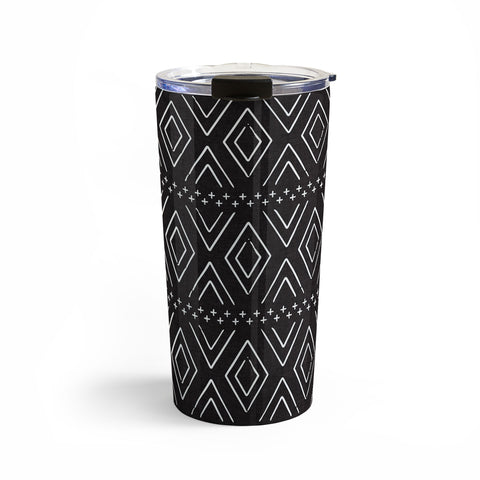 Little Arrow Design Co farmhouse diamonds ebony Travel Mug