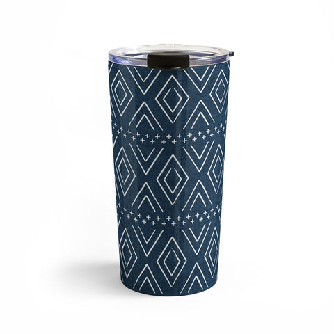Little Arrow Design Co farmhouse diamonds navy Travel Mug