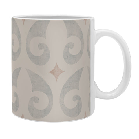 Little Arrow Design Co fleur de lis light pewter Coffee Mug