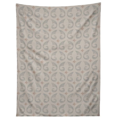 Little Arrow Design Co fleur de lis light pewter Tapestry