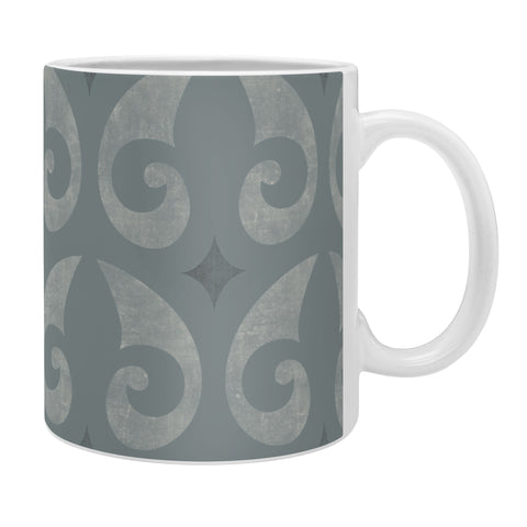 Little Arrow Design Co fleur de lis muted blue Coffee Mug