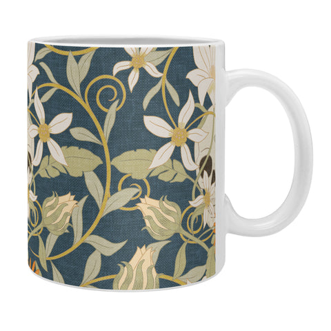 Little Arrow Design Co floral skulls blue Coffee Mug