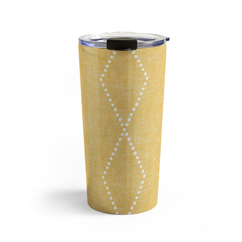 Little Arrow Design Co geo boho diamonds gold Travel Mug