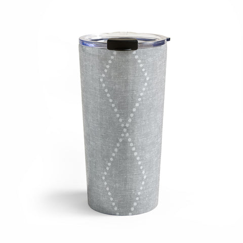 Little Arrow Design Co geo boho diamonds gray Travel Mug