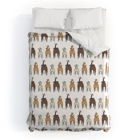 Little Arrow Design Co Happy Dogs Duvet Cover