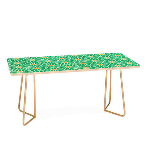Little Arrow Design Co hexagon floral green Coffee Table