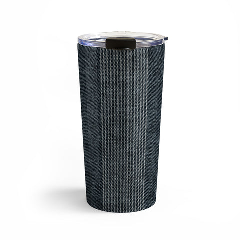 Little Arrow Design Co ivy stripes gray blue Travel Mug