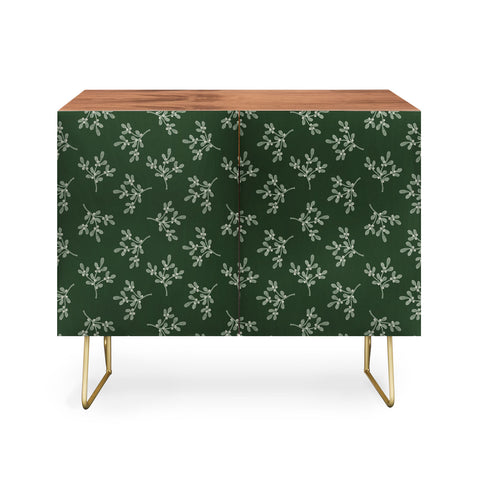 Little Arrow Design Co mistletoe dark green Credenza