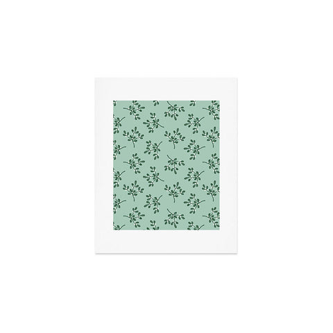 Little Arrow Design Co mistletoe mint Art Print