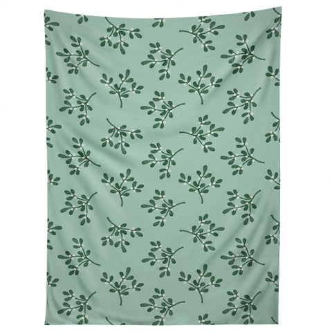 Little Arrow Design Co mistletoe mint Tapestry