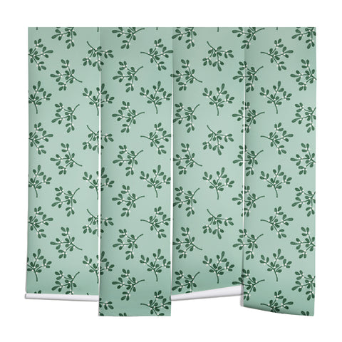 Little Arrow Design Co mistletoe mint Wall Mural