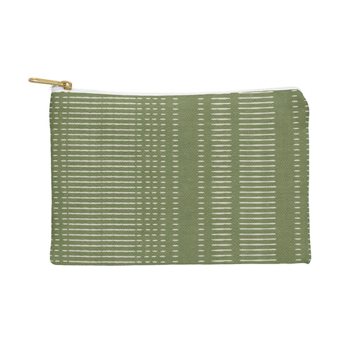 Little Arrow Design Co morse stripe avocado Pouch