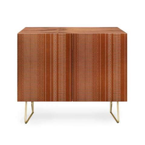 Little Arrow Design Co morse stripe cinnamon Credenza