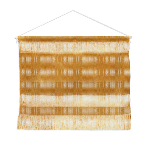 Little Arrow Design Co morse stripe ochre Wall Hanging Landscape