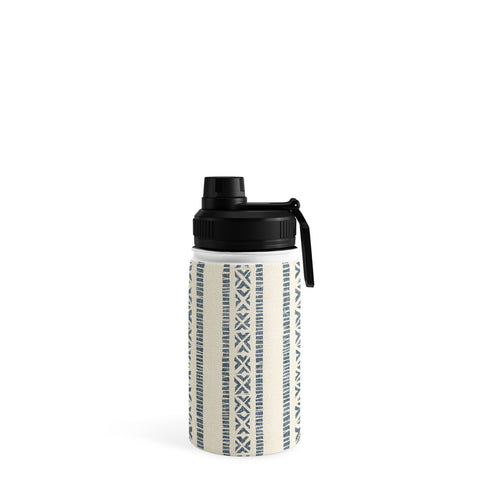 Little Arrow Design Co oceania vertical stripes navy Water Bottle