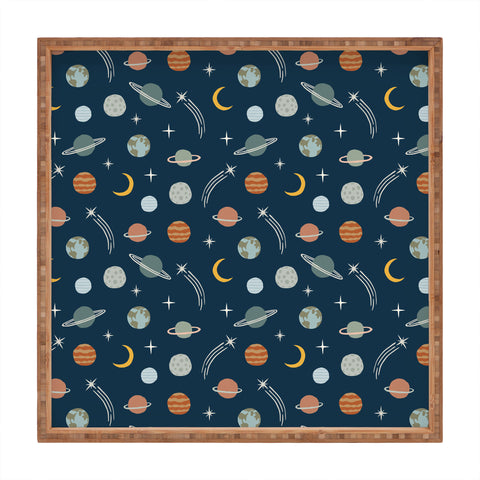 Little Arrow Design Co Planets Outer Space Square Tray