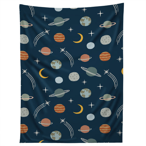 Little Arrow Design Co Planets Outer Space Tapestry
