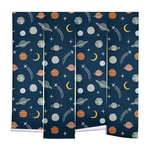 Little Arrow Design Co Planets Outer Space Wall Mural