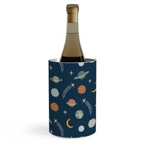 Little Arrow Design Co Planets Outer Space Wine Chiller