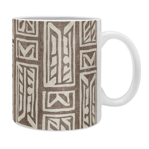 Little Arrow Design Co rayleigh feathers brown Coffee Mug