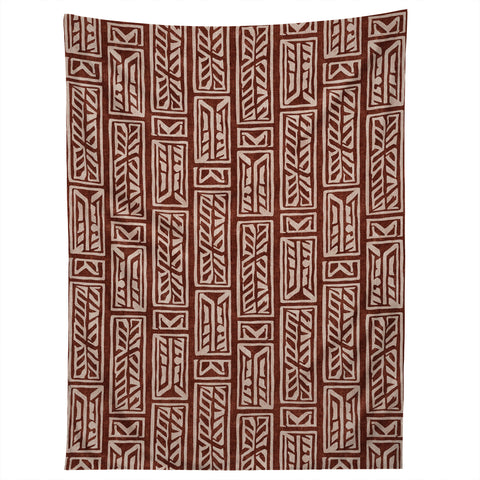 Little Arrow Design Co rayleigh feathers rust Tapestry