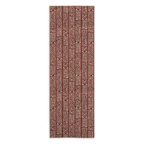Little Arrow Design Co rayleigh feathers rust Yoga Towel