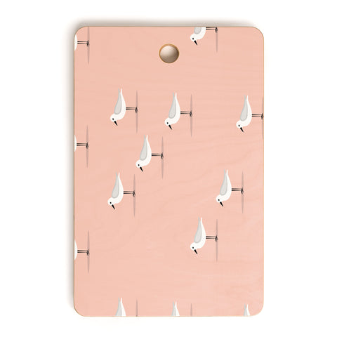 Little Arrow Design Co Sandpipers Cutting Board Rectangle