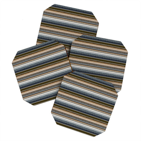 Little Arrow Design Co serape southwest stripe cool Coaster Set