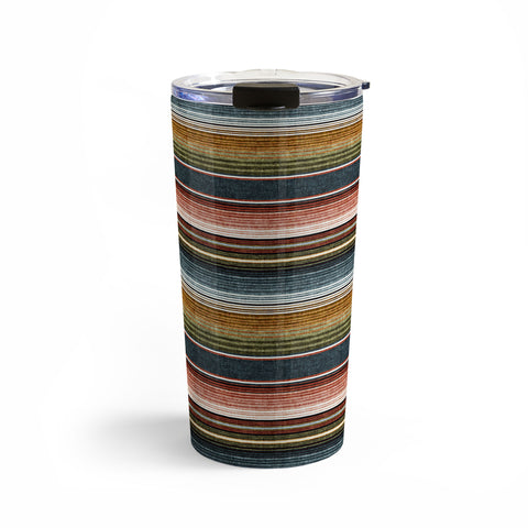 Little Arrow Design Co serape southwest stripe earth Travel Mug